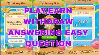 EASY EARNING APP ||ANSWER QUESTION LANG MAKAKPAG EARN KNA TRU GCASH