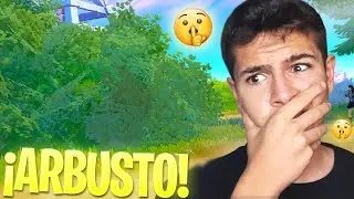 ME ESCONDO en LOS ARBUSTOS para INTENTAR GANAR esta PARTIDA de FORTNITE | Slim_HD