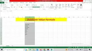 How to Find & Remove Dublicate values in Excel Sheet | Excel Formula