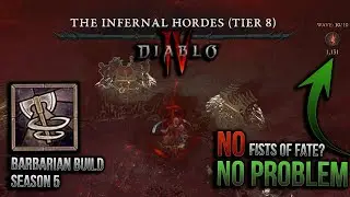 1100+ Aether❗T8 Infernal Hordes vs The BEST all-around WW Barbarian Build in S5 💪 NO Fists of Fate❓