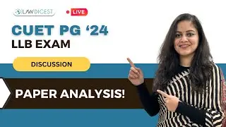 CUET PG LLB 2024 PAPER ANALYSIS | CUET PG LLB 2024 Expected Cut Off | DU LLB 2024