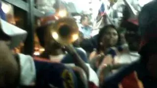 Ônibus tricolor após a goleada sobre o Asa 5x1