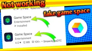 Fake game space Not working Very Rick's || How to Use official version √