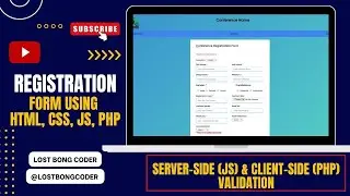 CREATE A PROFESSIONAL REGISTRATION FORM WITH HTML, CSS, JS, AND PHP - PART 2 | STEP-BY-STEP TUTORIAL