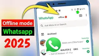 offline mode Whatsapp | How to offline Whatsapp without off data | Whatsapp new update 2025