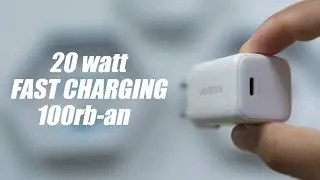 Fast Charger Mini 2023 - Review UGREEN 20 Watt Adapter USB-C PD GaN Fast Charging