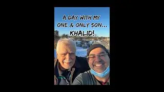 Bonding with my one & only son, Khalid!