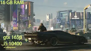 Cyberpunk 2077 TEST GTX 1650 + I5 10400 + 16GB RAM