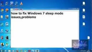 How to fix Windows 7 sleep mode issues,problems (HD)
