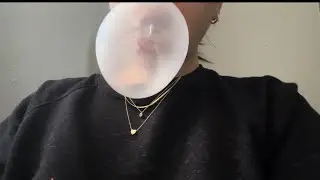 ASMR / SAKIZ ÇİĞNİYORUM /GUM CHEWING /patlatmalı 