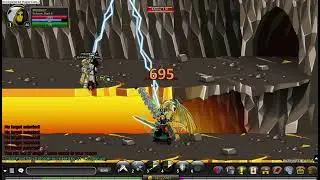 AQWorlds Vasalkar's Lair Glitch- Dragons Going Off Screen