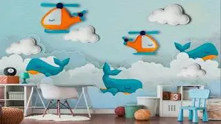ОБОИ ДЛЯ ДЕТСКОЙ | Дизайн обоев для детской | Современные идеи  Новинки