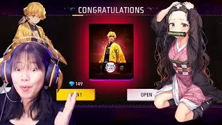 Free Fire LIVE with Sooneeta | DEMON SLAYER Bundle is HERE! 