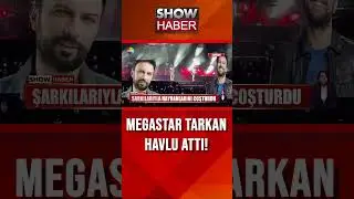 Konserde ''Havlu'' yarışı! 