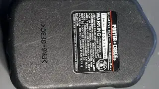 Porter Cable Model 8723 Battery Rebuild