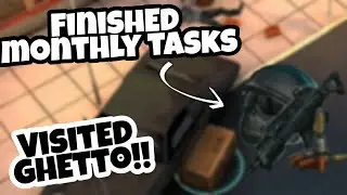 MONTHLY TASKS DONE!! GOT HK!! VISITED GHETTO!! Prey Day Survival