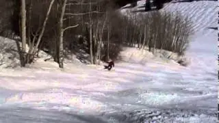 Skiing Domenic March 2006 7 years old Aspen Mountain