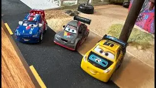 Disney Cars Mini Racers GRC 3-Pack #3 Review (Cruz Ramirez, Raoul Çaroule, Max Schnell)