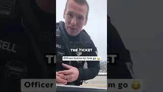 Officer got fired after this 😂 