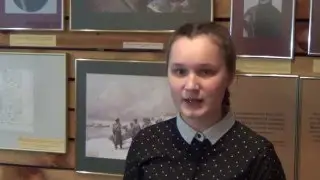 Стихи о войне. Т. Черновская. Стихи о почтальонке.Читает М. Устинова в проекте Поэзия в музее.063