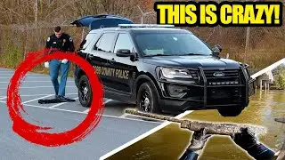 Stolen Shotgun Found in 60 seconds! Police Officers Called!