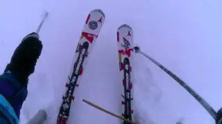 ski goggle camera ( ski slalom obertauern )