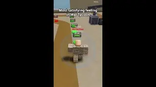 💛 Most satisfying thing in tycoons.. #wartycoon #shorts #roblox