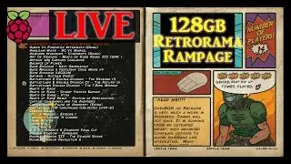 Fully Loaded 128gb RetroRama Rampage Retropie V.2 Pi 3