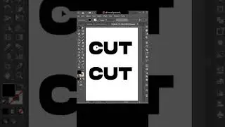 #cut #text #effect #illustrator #graphicdesigner