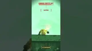 I blow up a Sentry bot (Fallout 4 - Very Hard Difficulty)