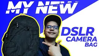 My New Camera Bag | AmazonBasics Backpack For SLR | DSLR Cameras And Accessories