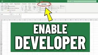 Enable the Developer Tab in Microsoft Excel - How to add Developer Mode on excel | Quick steps