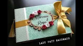 Libro de firmas boda - Scrapbooking