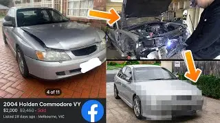 REBUILDING A WRECKED HOLDEN COMMODORE OFF FB. WAS IT WORTH IT?