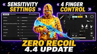 🔥PUBG MOBILE/BGMI SENSITIVITY SETTINGS 2026 |✅BEST ZERO RECOIL SENSITIVITY | NEW UPDATE 4.4 CODE