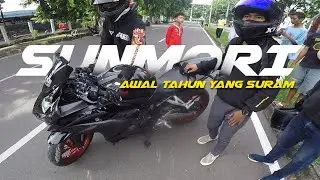 SUNMORI HOROR AWAL TAUN CRASH PARAH CBR250RR & YAMAHA R15V3