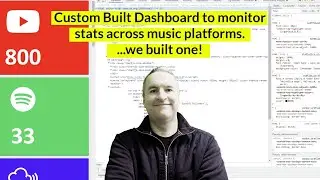 Managing stats across YouTube, Spotify and Mixcloud with a custom built dashboard #webdevelopment