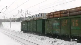 ВЛ80С-925/978 с грузовым составом