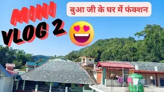 बुआ जी के घर में फंक्शन । Mini Vlog 2 । हिमाचल प्रदेश।  #ytshorts #shorts @Ranaom8089