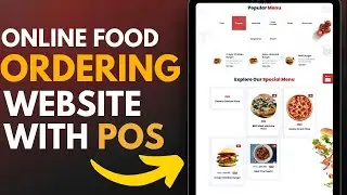 Setup online food ordering website with for restaurant with POS system