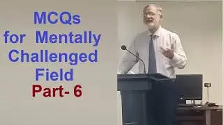 MCQs for Mentally Challenged Field - Part- 6