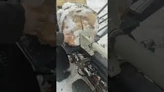 Дровокол Горыныч. Установка самодельного подъёмника