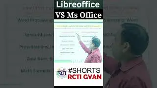 libreoffice in Hindi | learn computer #ccc #rctigyan #youtubeshorts #