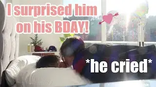 SURPRISING MY BOYFRIEND FOR HIS BIRTHDAY *emotional*