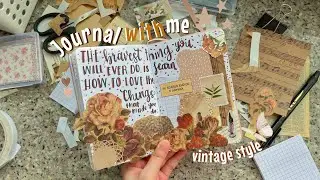 📦 vintage style journal 🍂 | journal diary | new idea ~