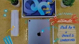 iPad Air 4 + Apple Pencil 2 (2020) unboxing!