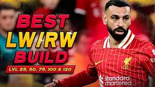 *NEW* BEST WINGER (LW/RW) BUILD FOR LVL 25,50,75,100 & 120 | EAFC 25 Clubs