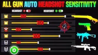 Free Fire Max Auto Headshots Setting ☠️⚙️ |  😱 Best Sensitivity 4gb , 6gb ram 📱 After Update [OB48]