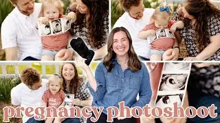 Behind the Scenes: Pregnancy Announcement Photoshoot