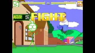MUGEN: Lord Tourettes VS Homer Simpson